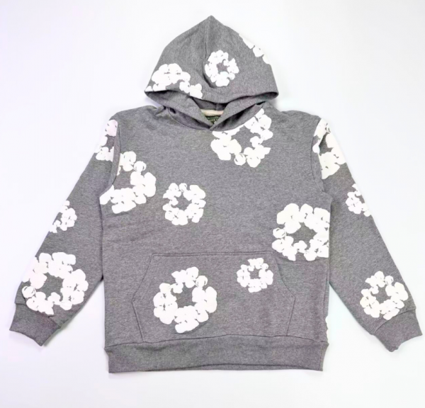 Denim Tears Cotton Wreath Grey/White SET Hoodie & Sweatpants