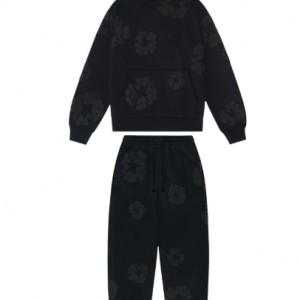 Cotton Wreath Black Monochrome (Full Set)