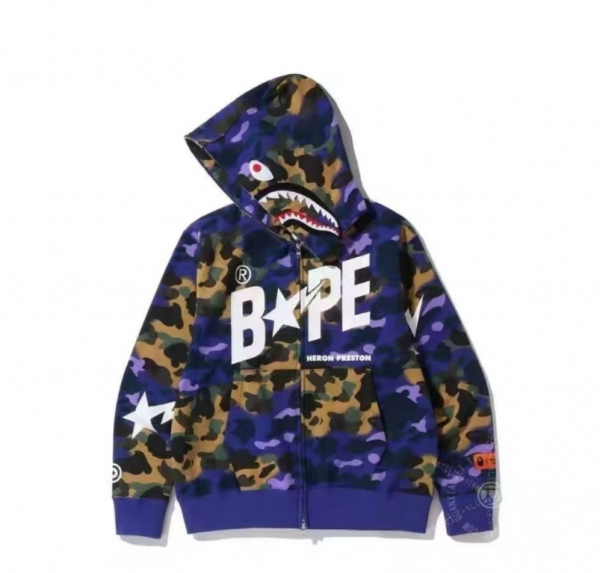 BAPE x Heron Preston Mix 1st Camo Shark Relaxed Fit