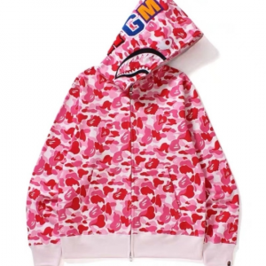 ABC Pink Camo Shark Hoodie