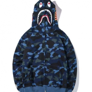 Color Camo Shark Hoodie 'Navy'
