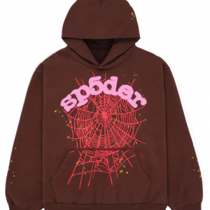 BROWN WEB HOODIE